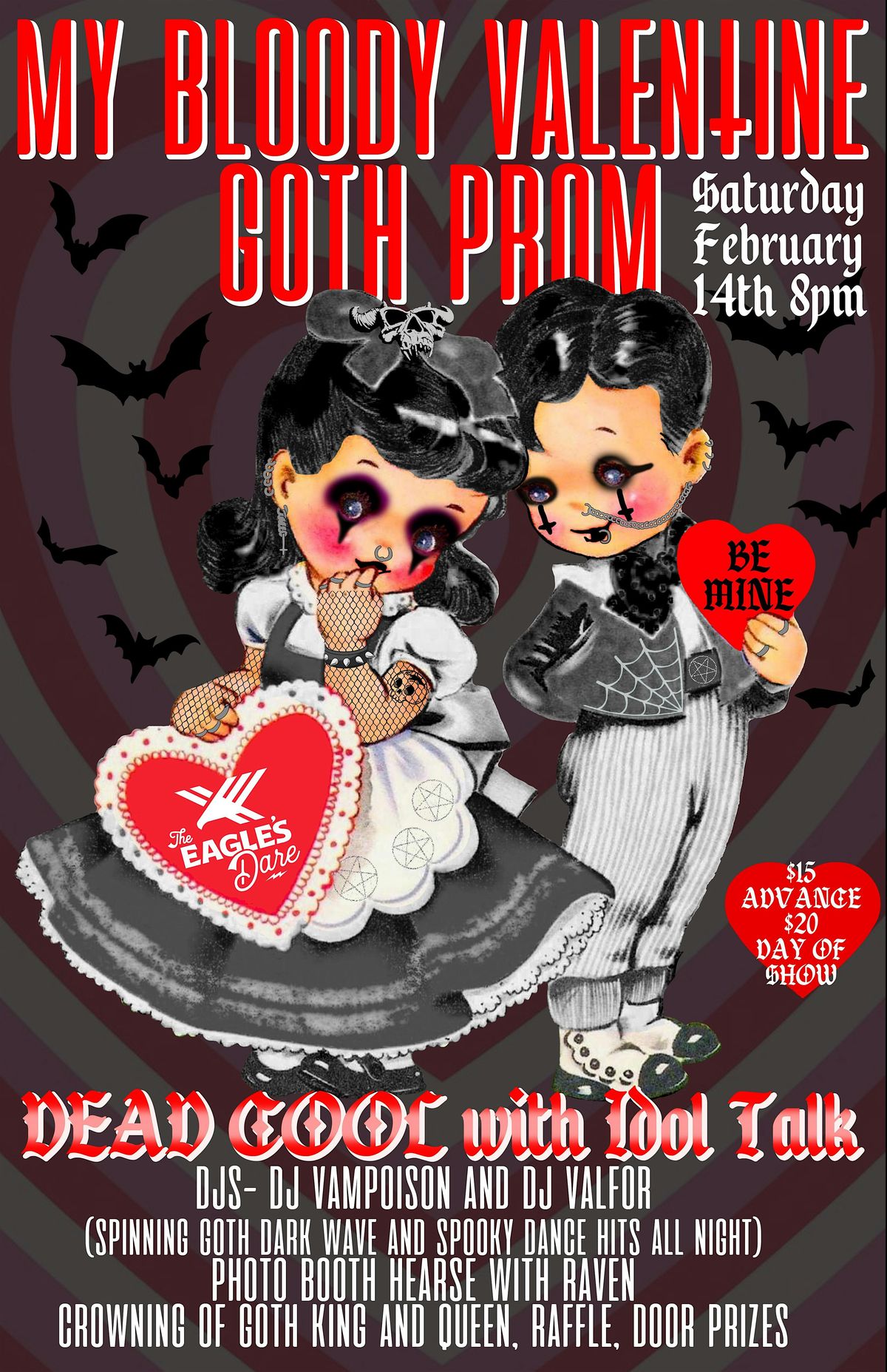 My Bloody Valentine Goth Prom at Eagle\u2019s Dare