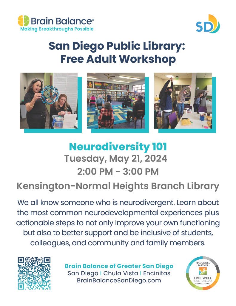 Free Workshop for Adults: Neurodiversity 101