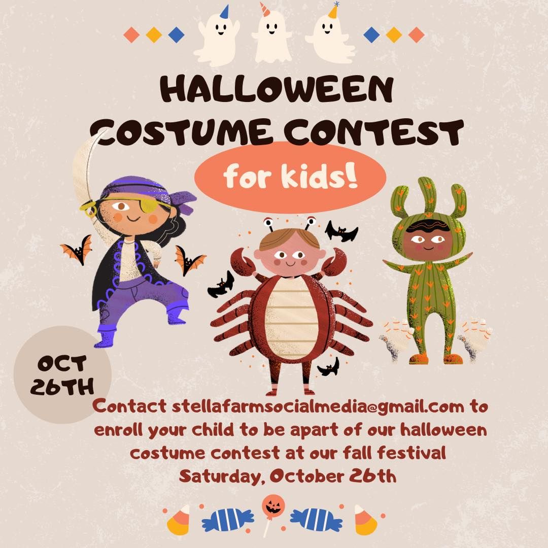 Stella Farms Halloween Costume Contest for Kids