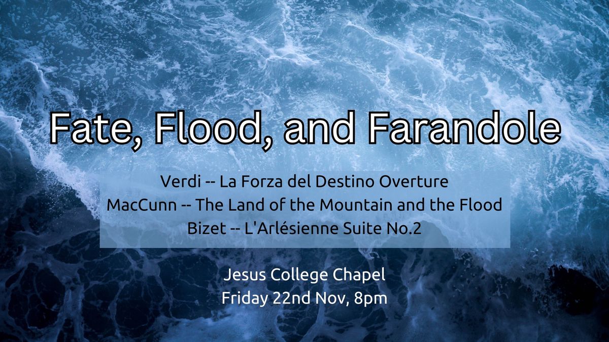 Fate, Flood, and Farandole -- Michaelmas Concert