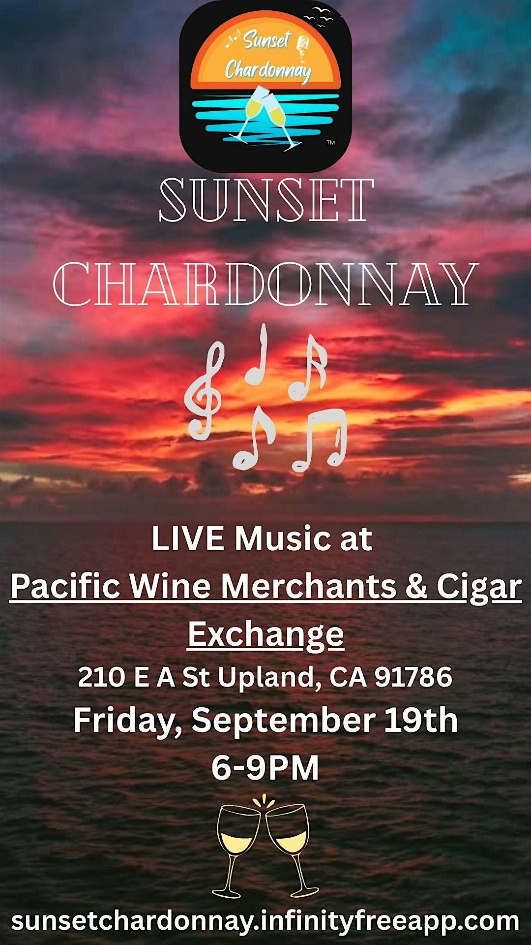 Sunset Chardonnay - Playing Live at Pacific Wine Merchants