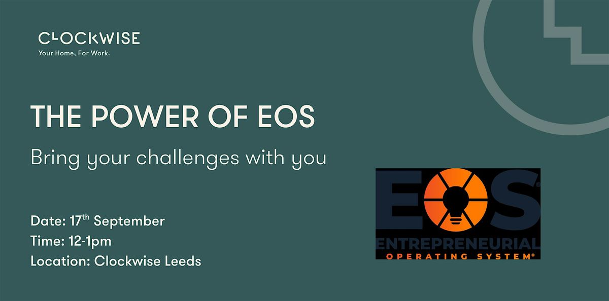 The Power of EOS \u2013 Turn Business Challenges into Growth