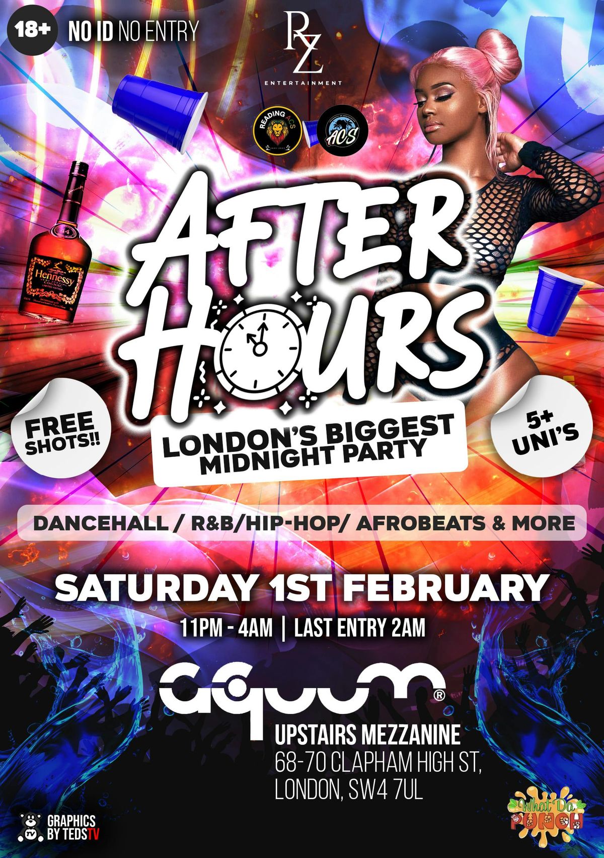 \ud83d\udc7b AFTER HOURS - LONDON'S BIGGEST MIDNIGHT PARTY \u23f0\ud83c\udf89 