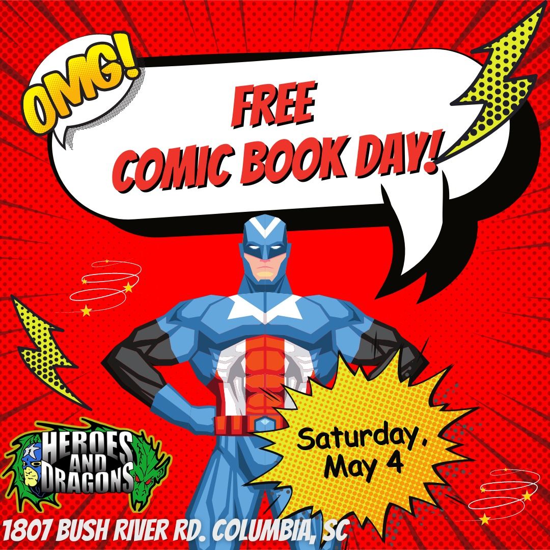 Free Comic Book Day at Heroes & Dragons!