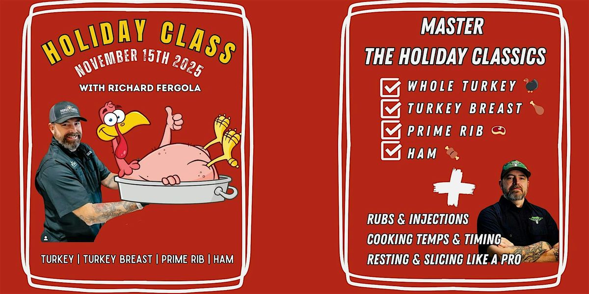 Holiday Class at West Coast BBQ Shop - $150