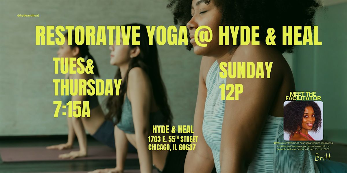 Yoga at Hyde + Heal