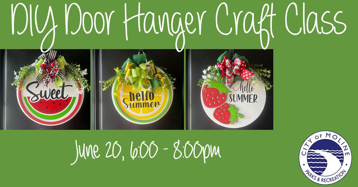 DIY Door Hangers Craft Class