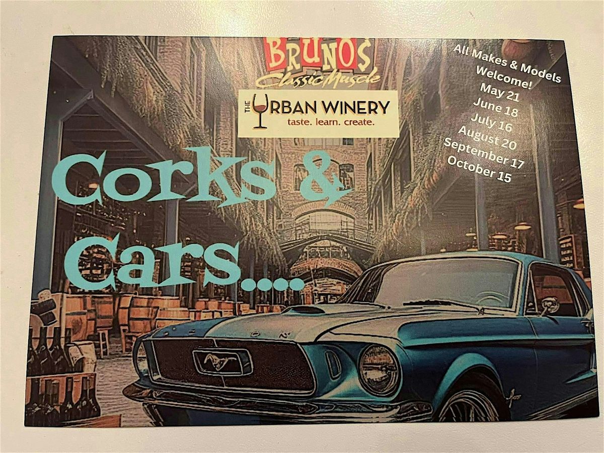 Corks and Cars Show with live music featuring Bruno Sound
