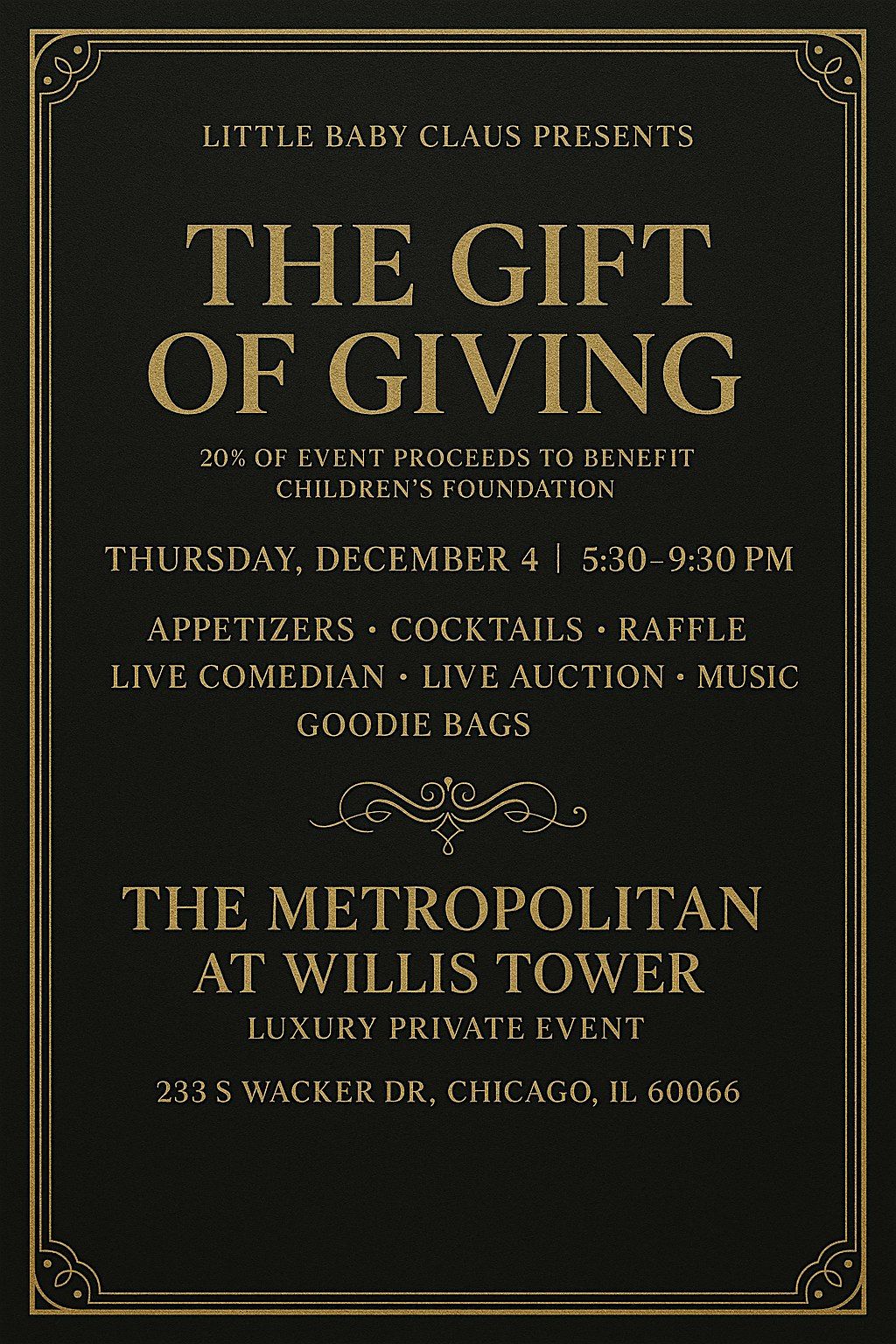 THE GIFT OF GIVING HOLIDAY GALA