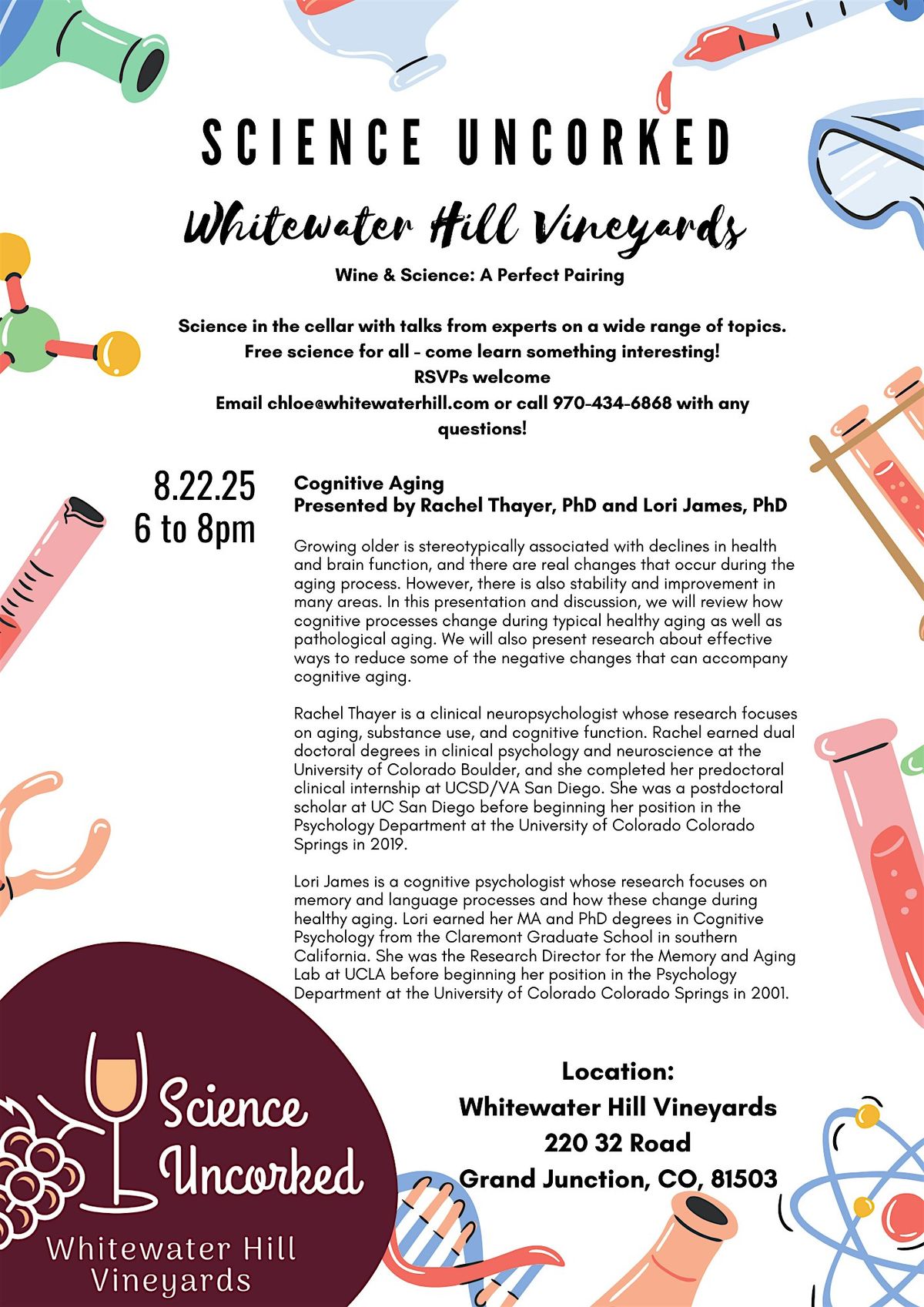 Science Uncorked: Cognitive Aging