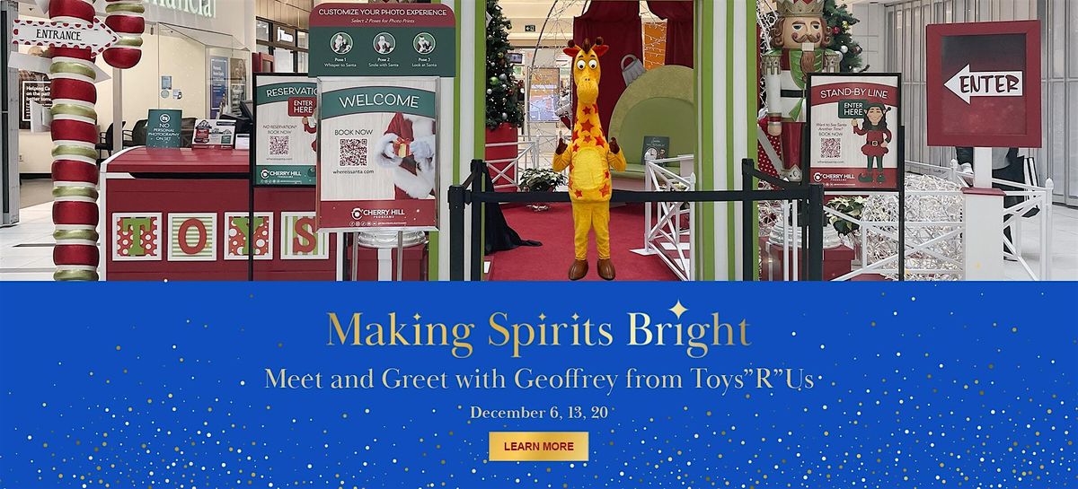 Meet & Greet Toys\u201cR"Us Geoffrey | Santa Photos