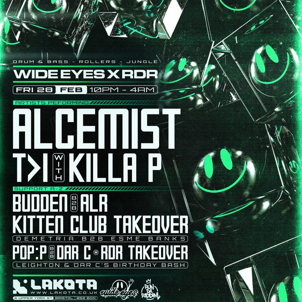 Wide Eyes X RDR: Alcemist, T>I w\/ Killa P + more