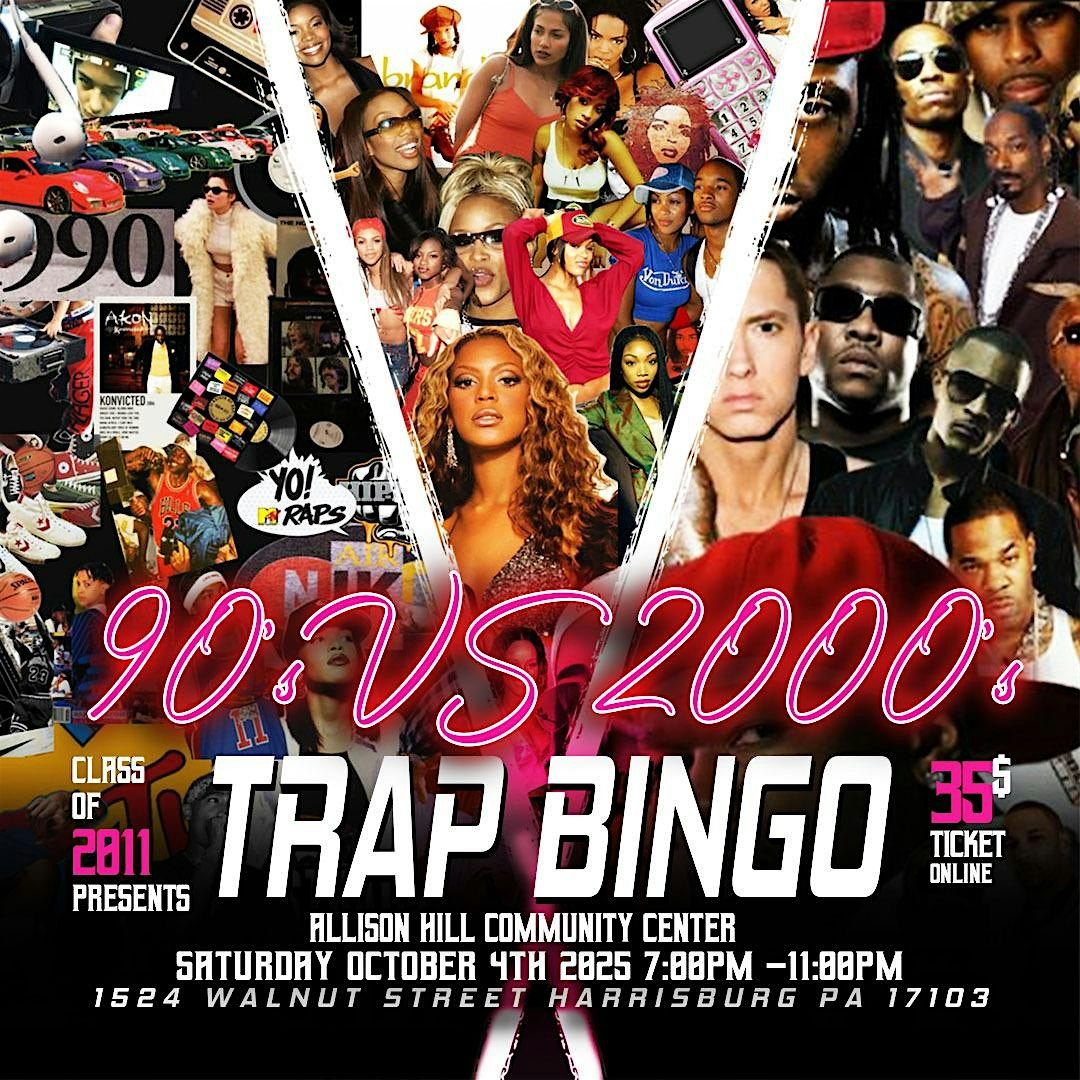 90\u2019s vs 2000\u2019s TRAP BINGO