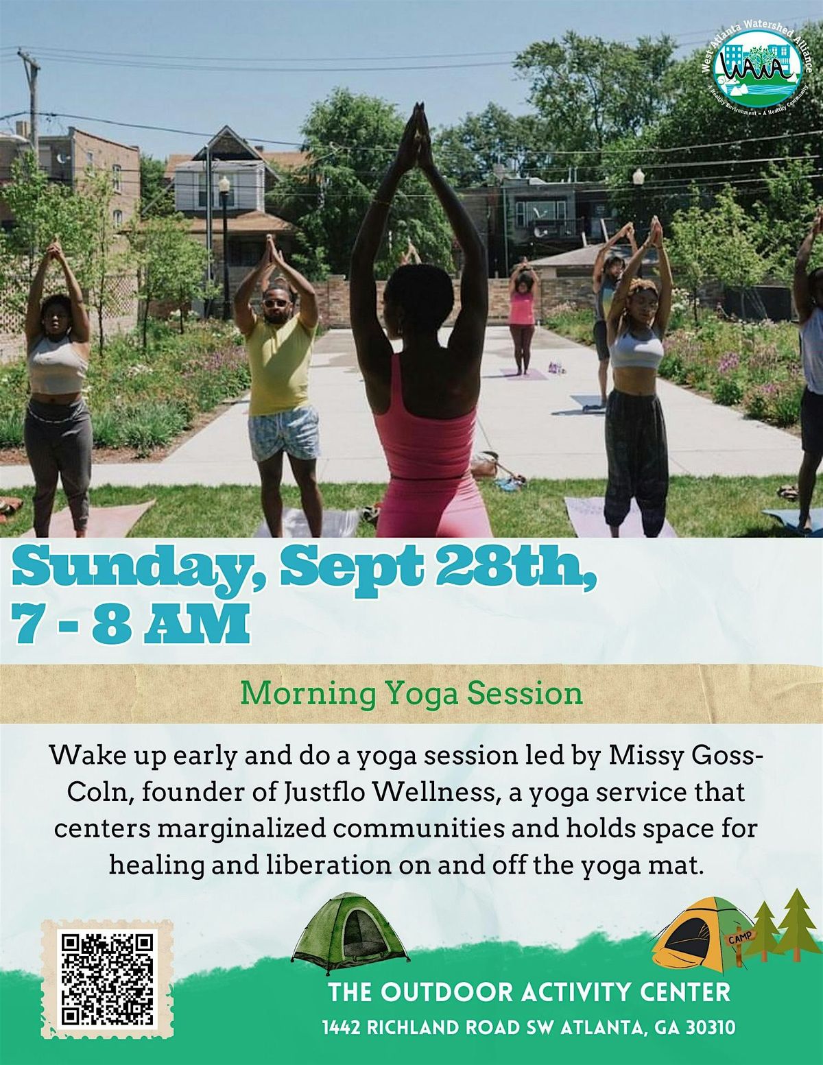 Morning Yoga Session with JustFlo Wellness