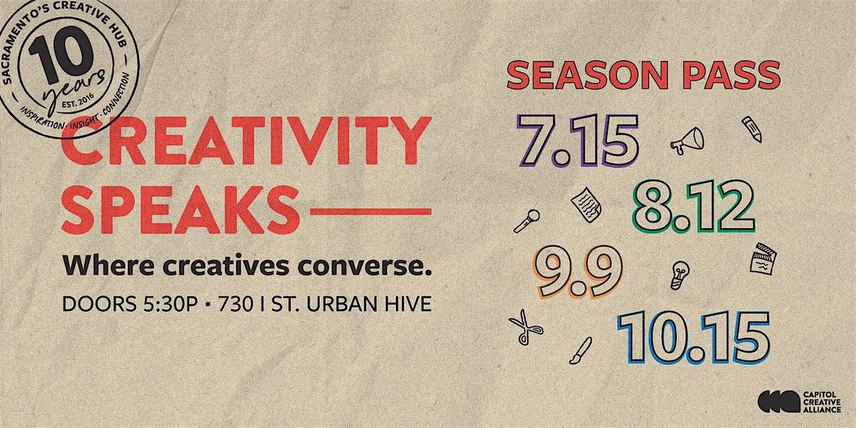 Creativity Speaks Full Series Pass