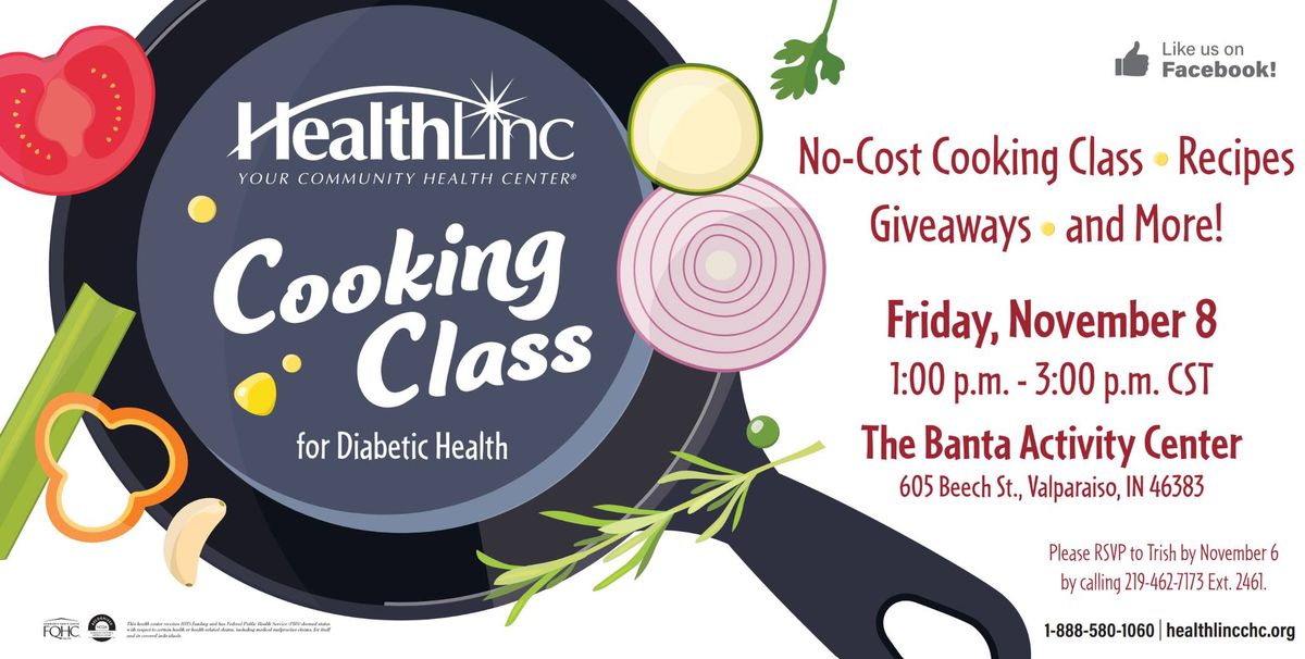 Cooking Class for Diabetic Health at the Banta Activity Center