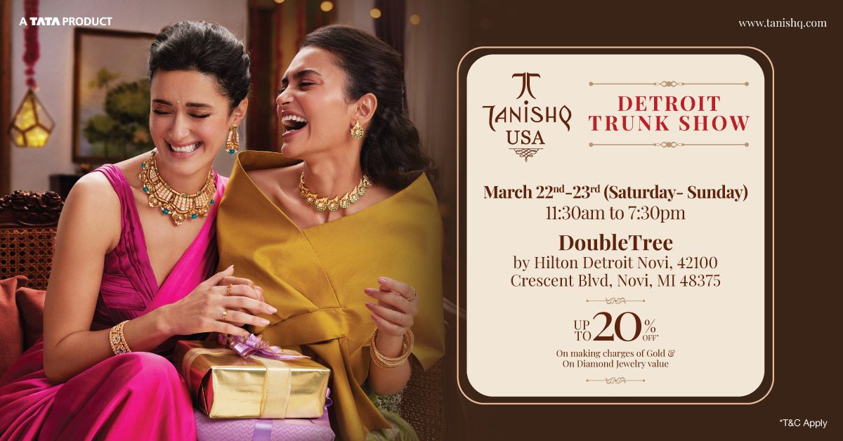 Tanishq USA | Detroit Trunk Show