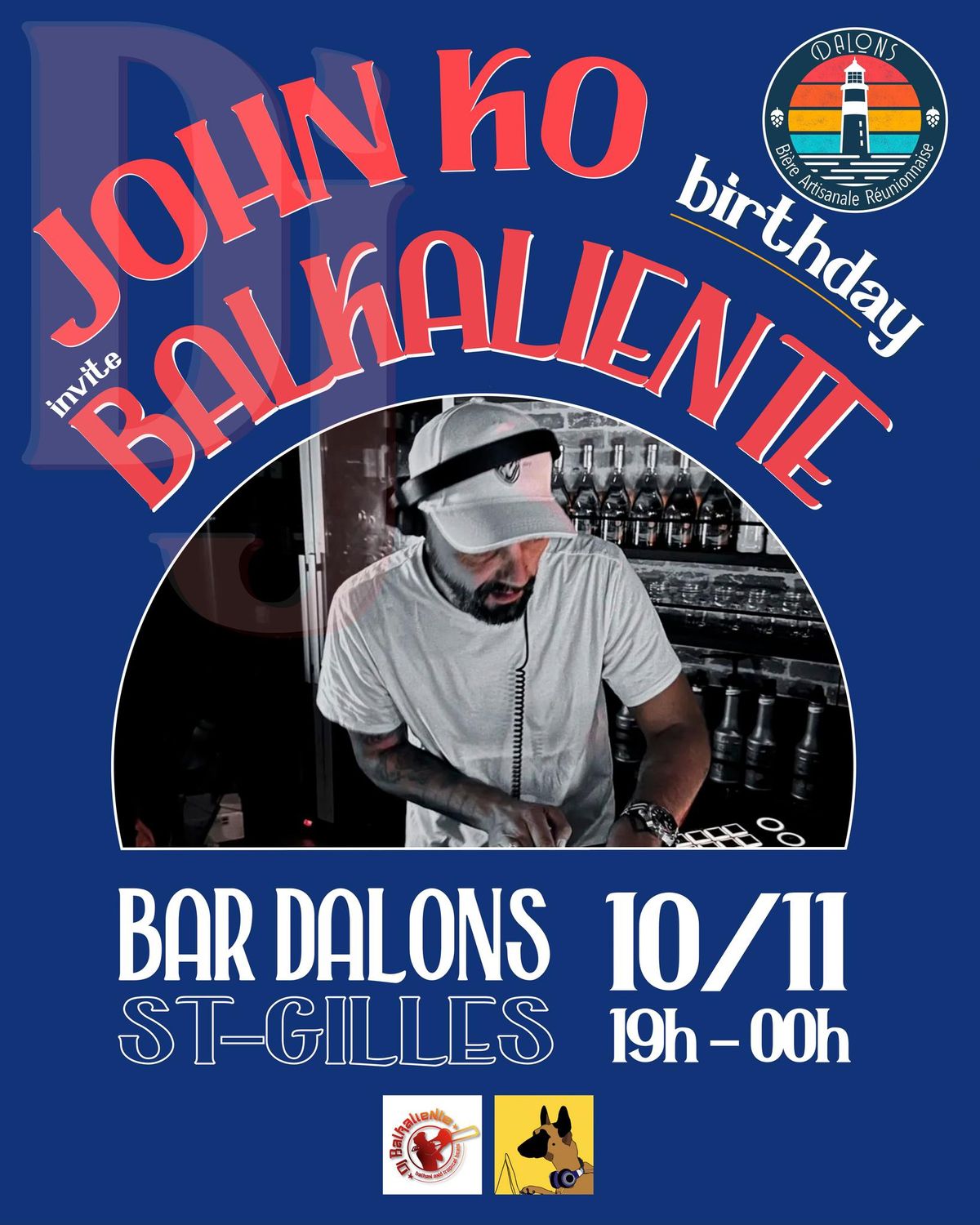 BAR DALONS - Donotdisturbz John KO B-Day invite Dj Balkaliente - 