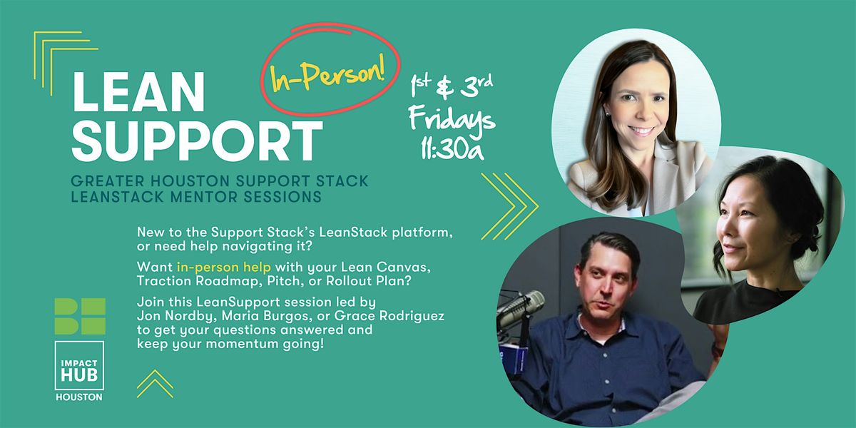 Greater Houston Support Stack: LeanSupport IN-PERSON