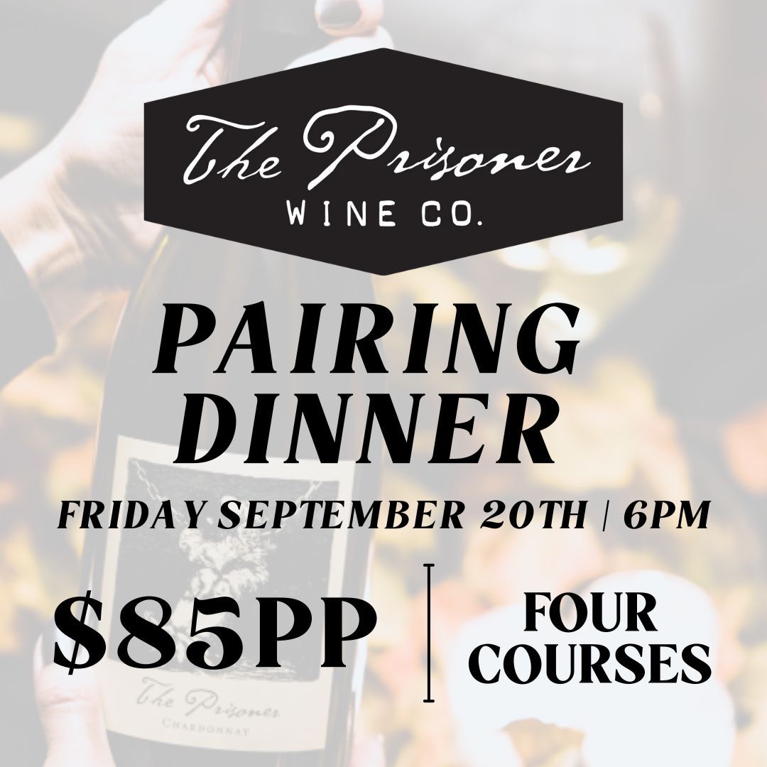 Prisoner Wine Dinner 