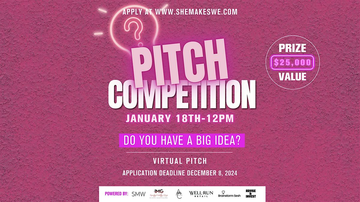 SMW Pitch Perfect Competition: Compete for $25K in Startup Funding!