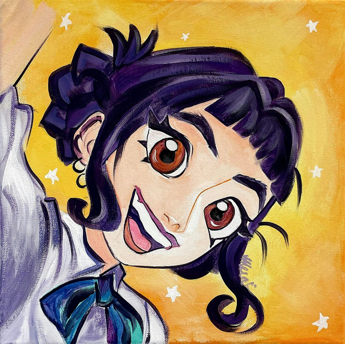 Mali's Art Studio Sip n Paint Morning - Zoey