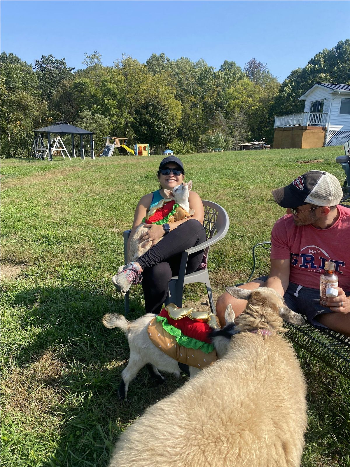 Goat & Bunny Bottle Feeding and Farm Animal Social & Feeding