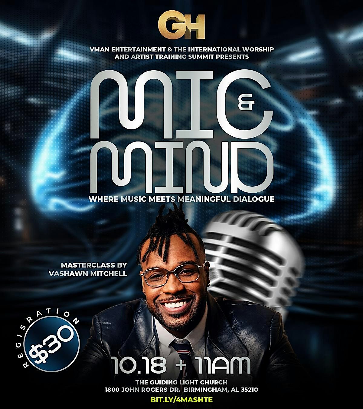 Mic & Mind Masterclass with Vashawn Mitchell