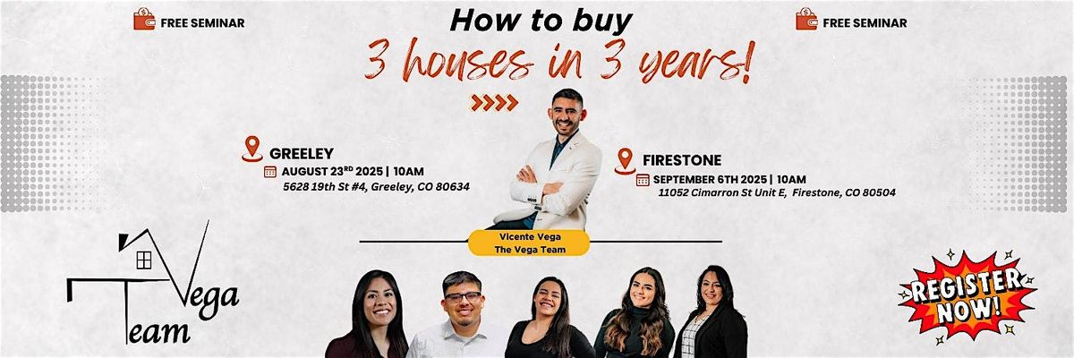 How to buy 3 houses in 3 years!