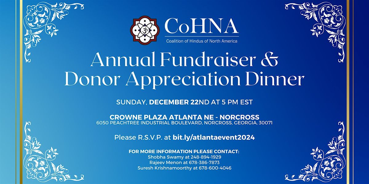 Atlanta Donor Appreciation Event & Fundraiser