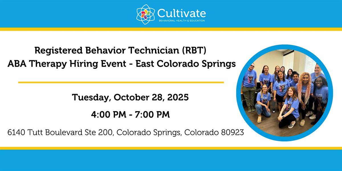 ABA Therapy Hiring Event - East Colorado Springs