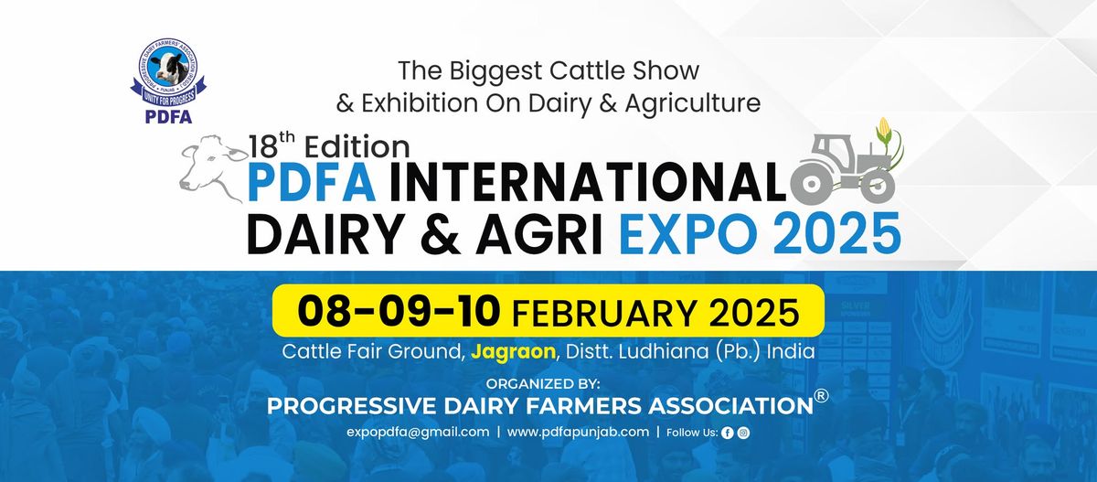 18th PDFA International Dairy & Agri Expo 2025