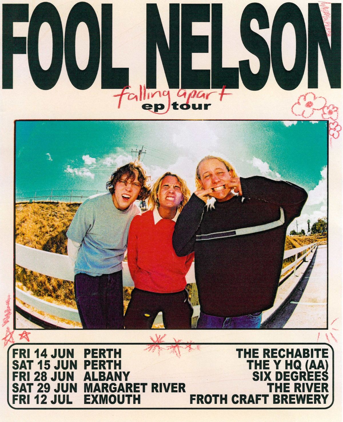 Fool Nelson- Falling Apart EP tour @ The Y HQ (All Ages)