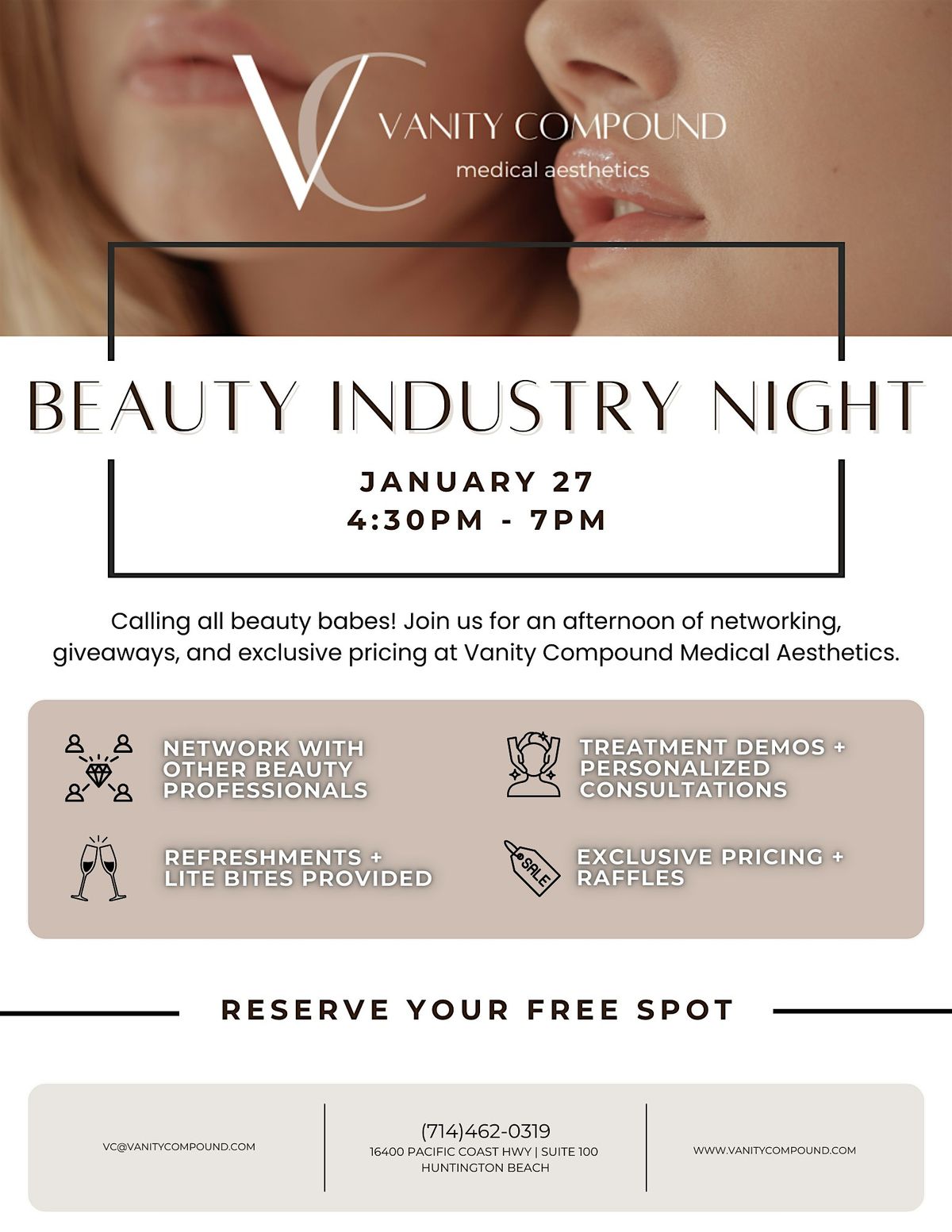 BEAUTY INDUSTRY NIGHT @ Vanity Compound