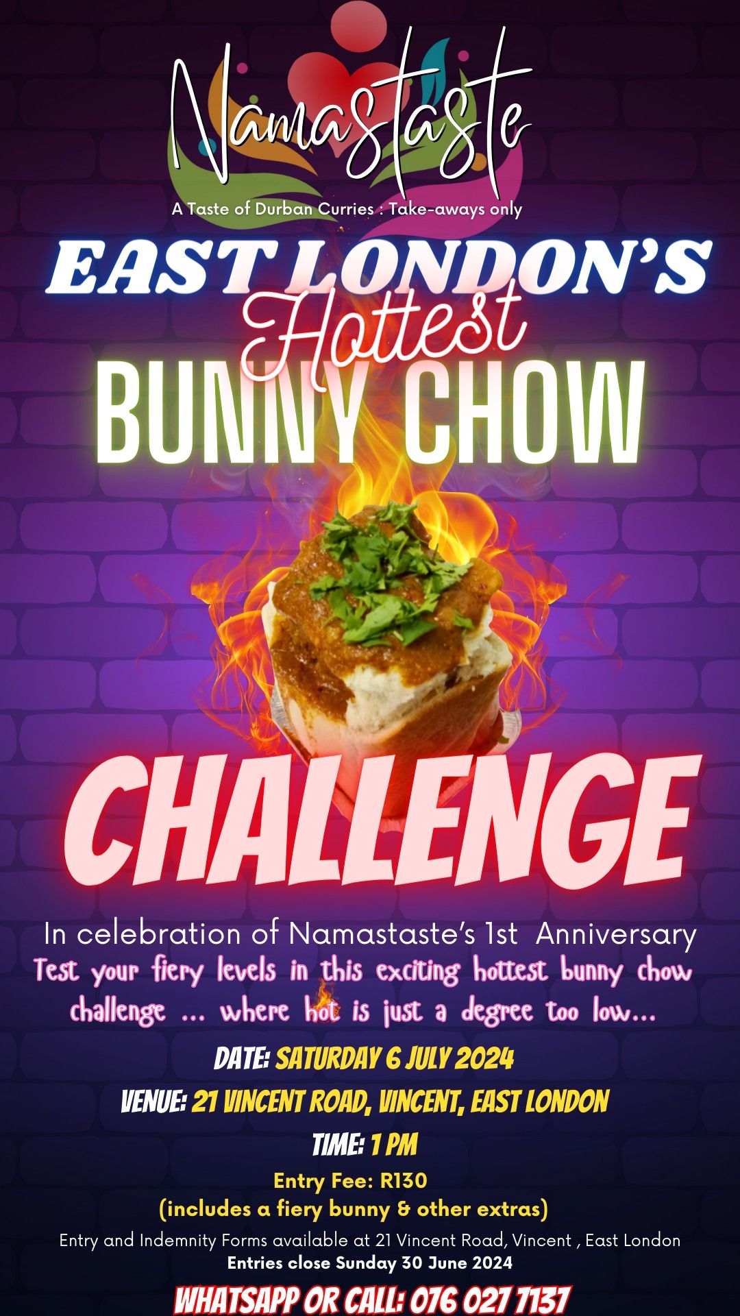 East London's Hottest Bunny Chow Challenge
