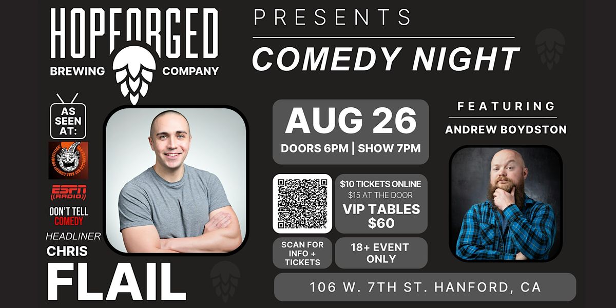 Hop Forged presents Comedian Chris Flail