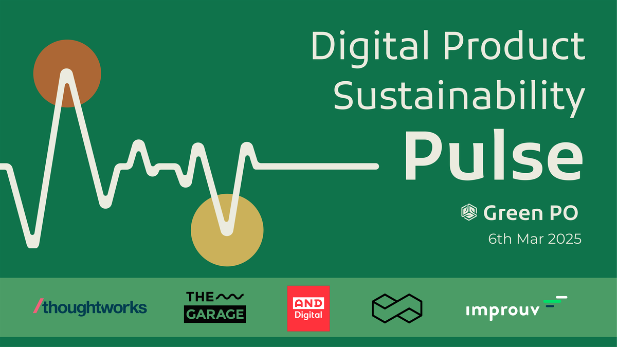 Digital Product Sustainability Pulse