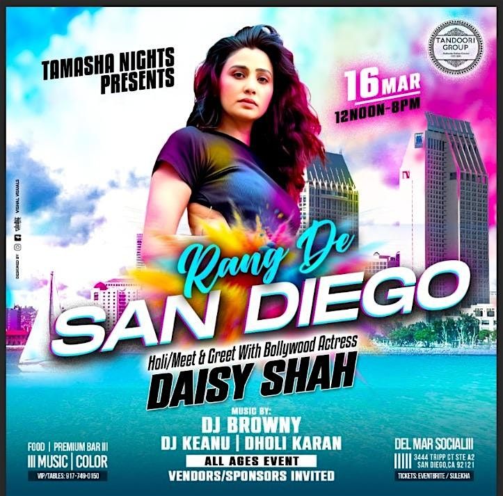 RANG DE SAN DIEGO- HOLI COLOR FEST 2025