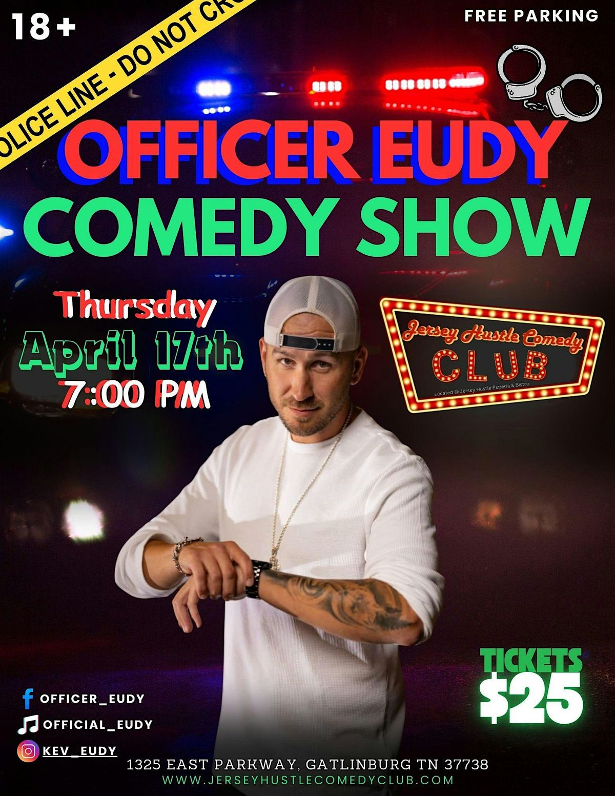 Officer Eudy LIVE @ Jersey Hustle Comedy Club