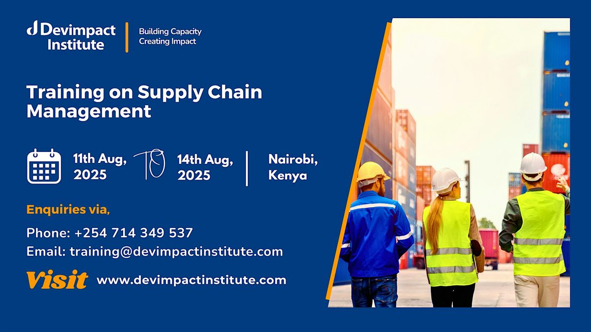 Training on Supply Chain Management