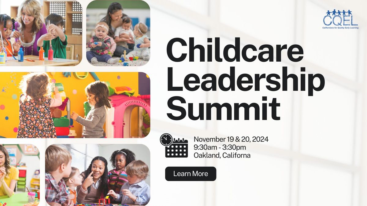 California Childcare Leadership Summit