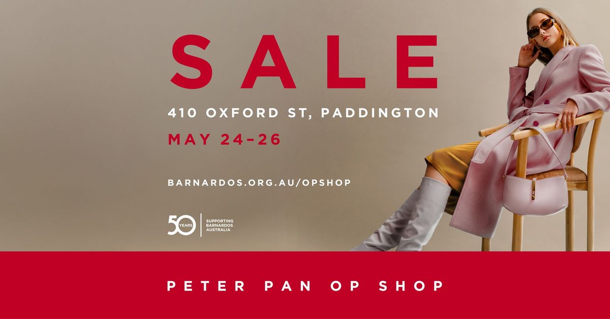 Peter Pan Op Shop Winter Sale 2024