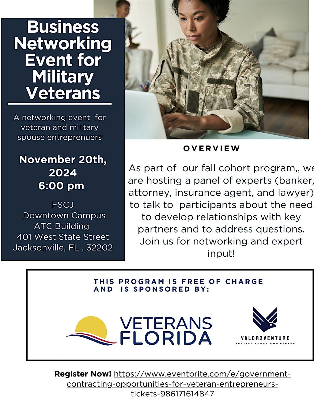 Networking Event for Military Veterans