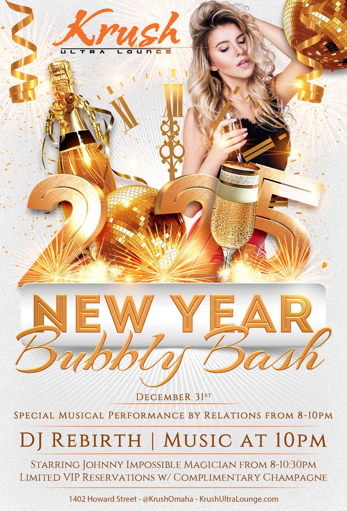 New Year Bubbly Bash