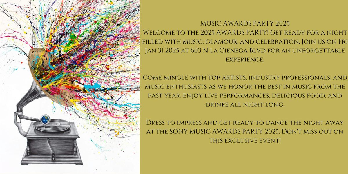 SONY MUSIC  AWARDS PARTY 2025