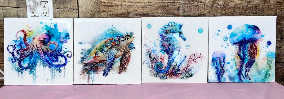 Resin Party with Saltwater Studio