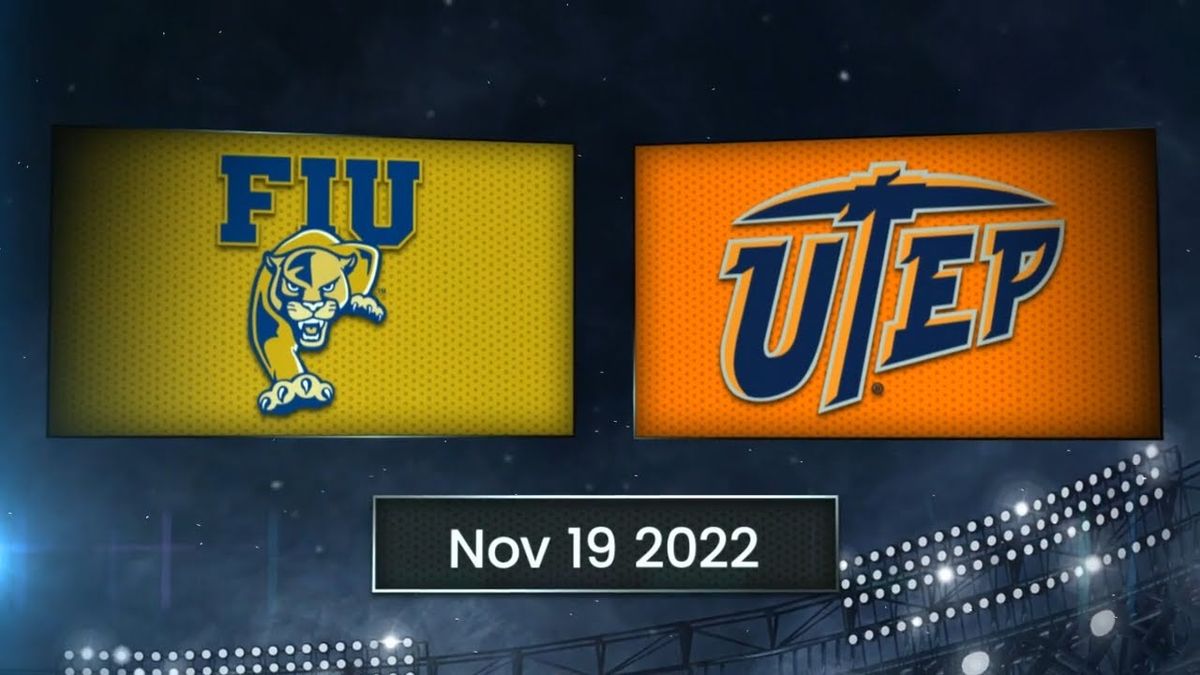 Florida International Panthers at UTEP Miners Football