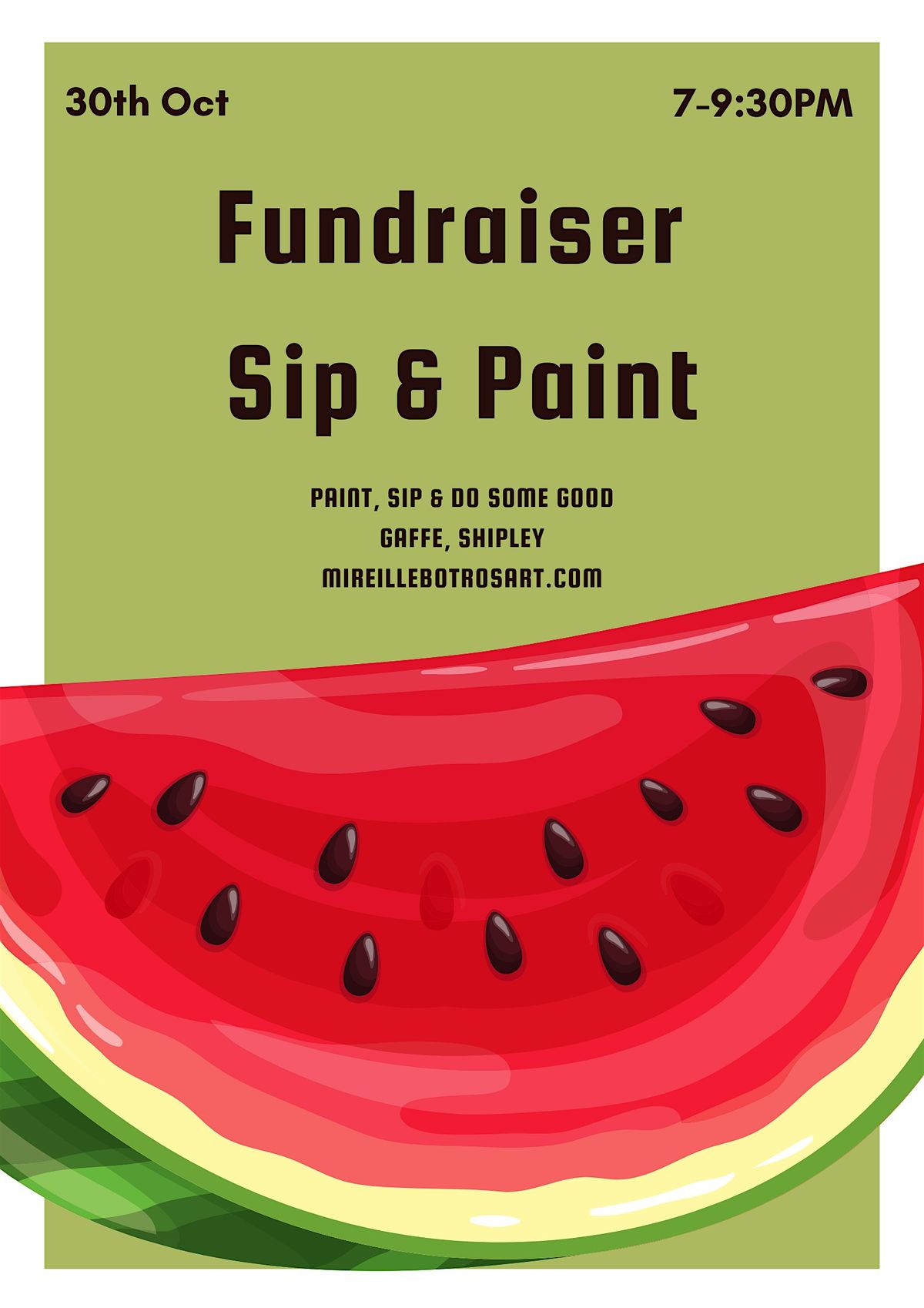 Palestine Fundraiser Sip & Paint