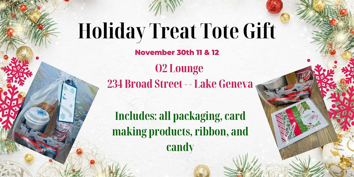 Holiday Treat Tote Gift with Card