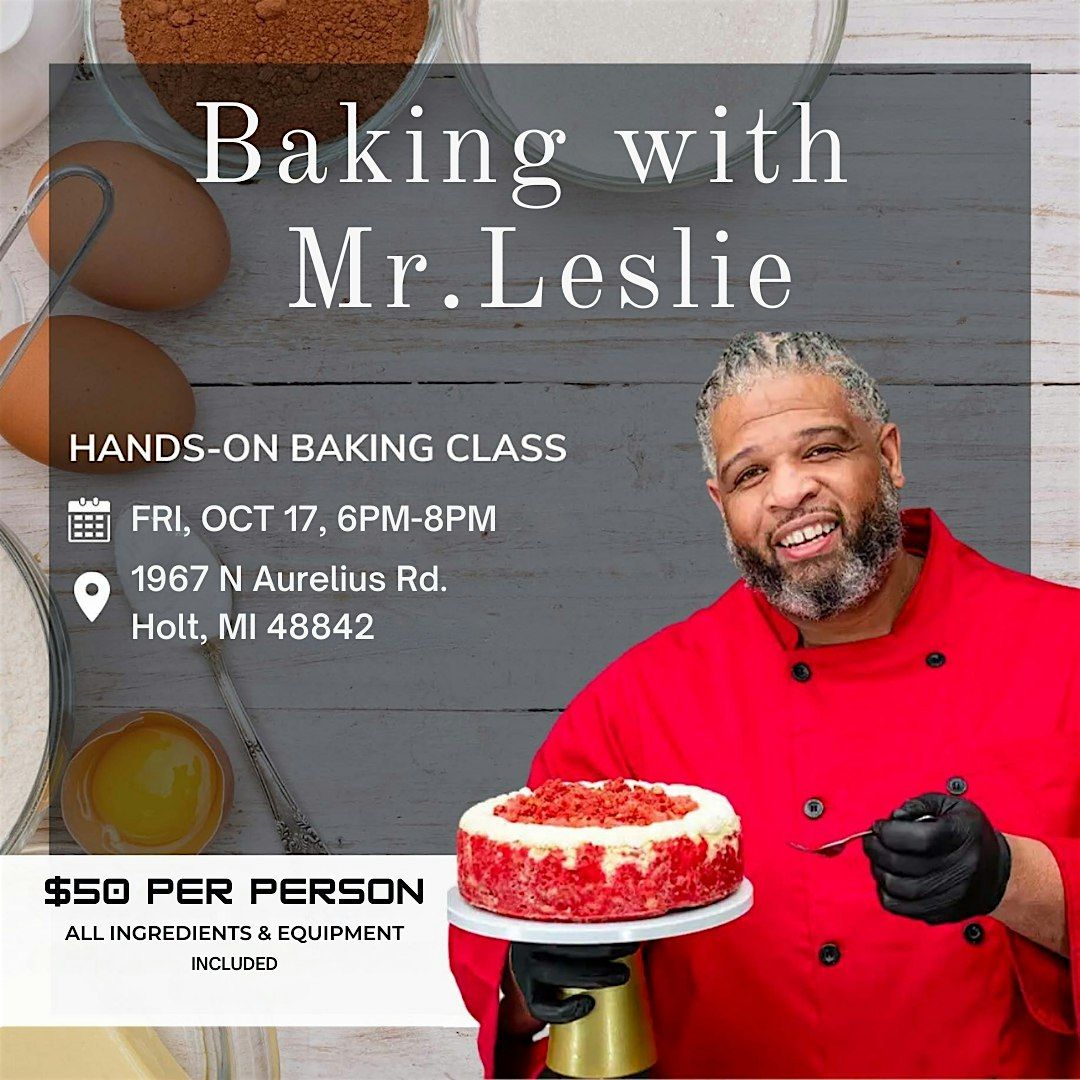 Baking with Mr. Leslie